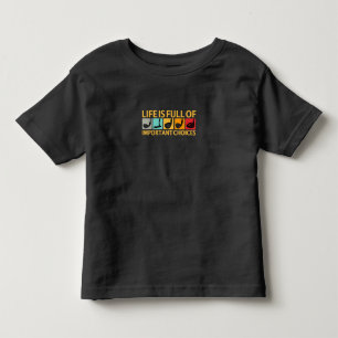 Leven Is Vol Van Belangrijke Keuzes Golf Speler Ca Kinder Shirts