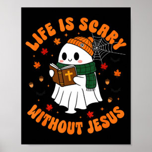 Leven is Y zonder Jezus - Christelijke Halloween Poster