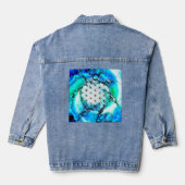 Leven - kleurloze manieren 2 denim jacket (Achterkant)