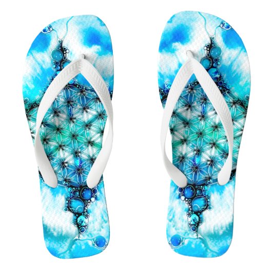 Leven - kleurloze manieren 3 teenslippers (Voetbed)