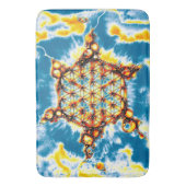 Leven - kleurloze manieren 5 badmat (Voorkant Verticaal)