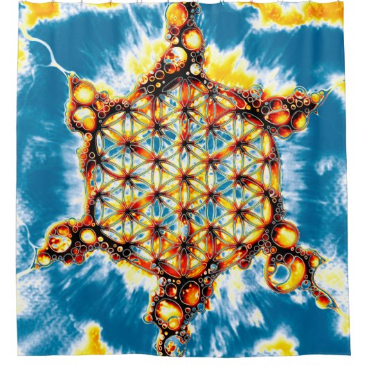 Leven - kleurloze manieren 5 douchegordijn (Voorkant)