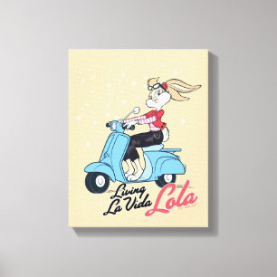 Leven La Vida Lola Scooter Graphic Canvas Afdruk