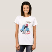 Leven La Vida Lola Scooter Graphic T-shirt (Voorkant volledig)