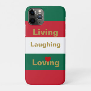 Leven, lachen, liefhebben iPhone 11 pro hoesje
