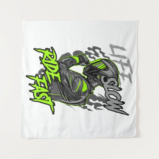 LEVEN LANGZAAM RIJDEN SNELLE LEVENSSTIJL WANDKLEED (Voorkant (horizontaal))