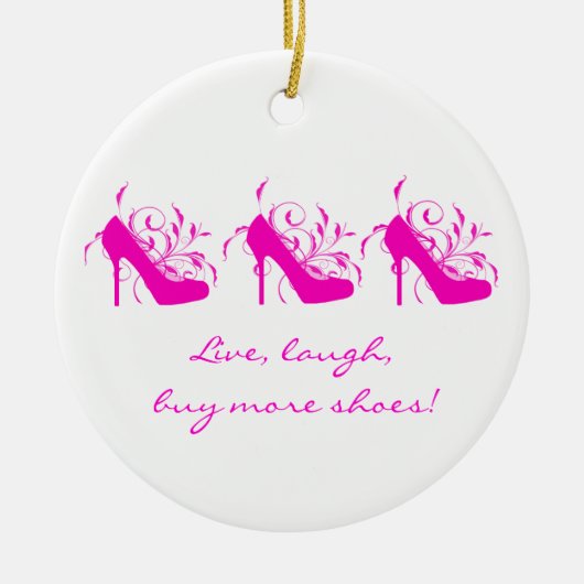 Leven, Laugh, koop meer Ornament voor schoenen (Voorkant)