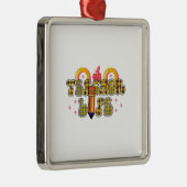 Leven leraar metalen ornament (Rechts)