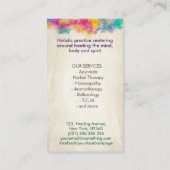 Leven - Levensboom Visitekaartje (Achterkant)