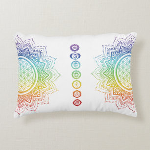 Leven   Mandala   Chakra   wit Accent Kussen