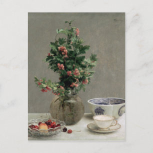 Leven met de vallei van Hawthorn Bowl van Cherries Briefkaart