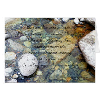 Leven met een Narcissistiekaart