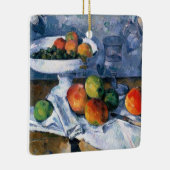 Leven met fruitdish keramisch ornament (Rechts)