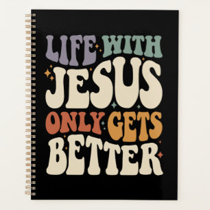Leven met Jezus - Inspirerend Christelijk citaat Planner