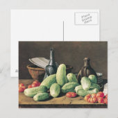 Leven met komkommers en tomaten briefkaart (Voorkant / Achterkant)