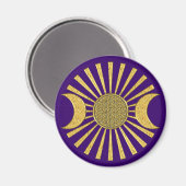 Leven met maan magneet (Voorkant / Achterkant)