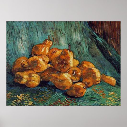leven met peren, Van Gogh Poster (Voorkant)