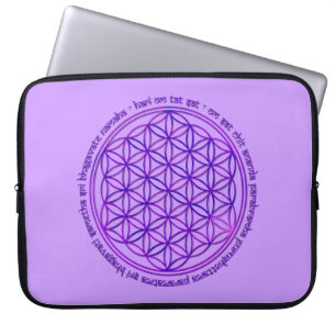Leven - Moola mantra - violet Laptop Sleeve