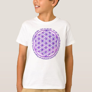 Leven - Moola mantra - violet T-shirt