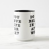 Leven na werk mok (Midden)