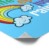 leven net als regenboog poster (Hoek)