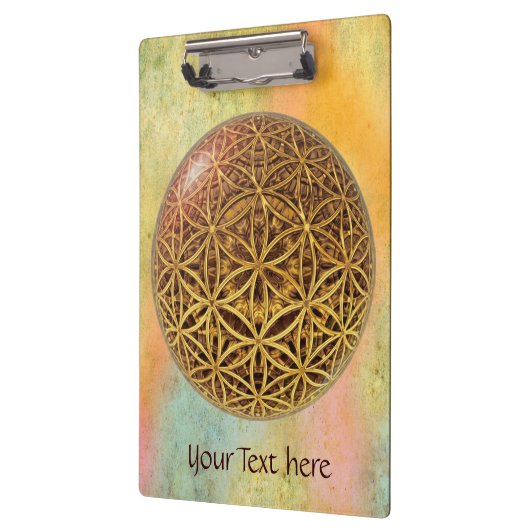 Leven- / onbeschaamde blikvangers - goud in het ba klembord (Links)