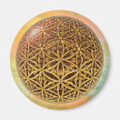 Leven- / onbeschaamde blikvangers - goud in het ba magneet (Voorkant)