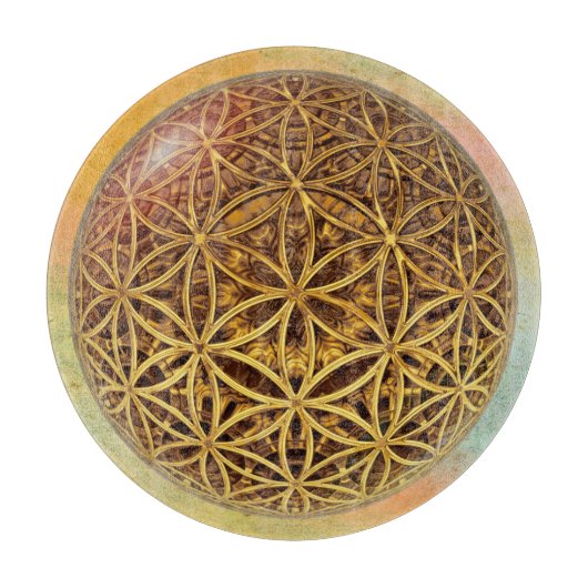 Leven- / onbeschaamde blikvangers - goud in het ba snijplank (Voorkant)