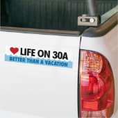 Leven op 30A Northwest Florida Bumpersticker (Op Truck)