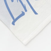 Leven op de rand fleece deken (Hoek)