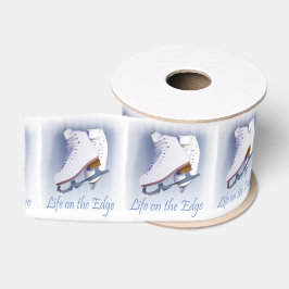 Leven op de rand grosgrain lint