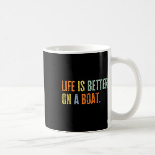 Leven op een boot Leuke zeiler Ik hou van zeilen Koffiemok