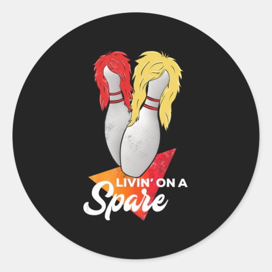 Leven op een reservaat ronde sticker (Voorkant)