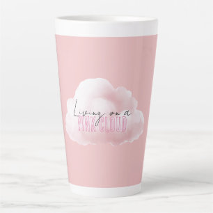 Leven Op Een Roze Wolk Latte Mok