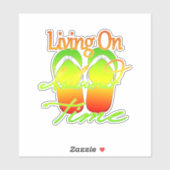 Leven Op Eilandtijd Sticker (Vel)