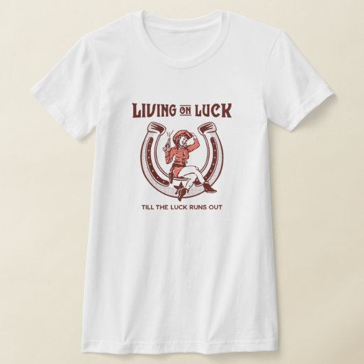 Leven op geluk t-shirt (Laagn)