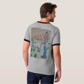leven op het boerderij t-shirt (Achterkant volledig)