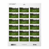 Leven op het platteland Adresetiketten Etiket (Full Sheet)