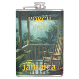 LEVEN OP HET PORTIEK OP EEN REGENDAG HEUPFLES