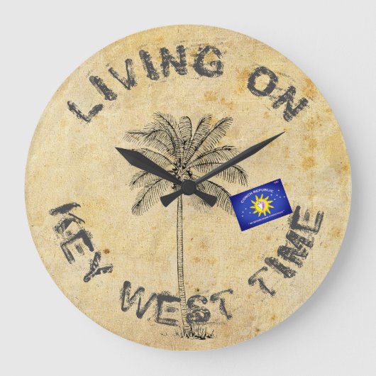 LEVEN OP SLEUTELWESTIJD GROTE KLOK (Voorkant)