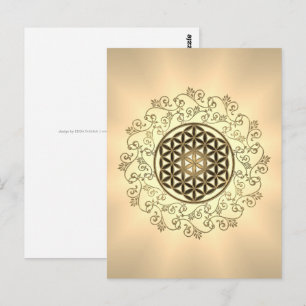 Leven - Ornamenten Mandala 2 Briefkaart