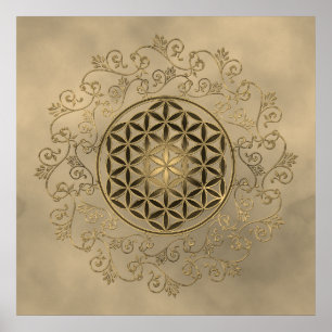 Leven - Ornamenten Mandala 2 Poster