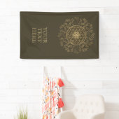 Leven -  Ornamenten Mandala 2 Spandoek (Insitu)