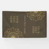 Leven - Ornamenten Mandala 2 Spandoek (Horizontaal)