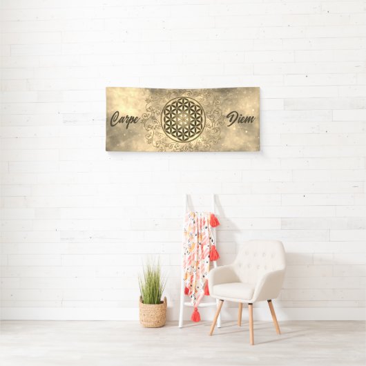 Leven -  Ornamenten Mandala 2 Spandoek (Insitu)