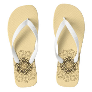 Leven - Ornamenten Mandala 2 Teenslippers