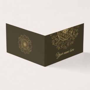 Leven - Ornamenten Mandala 2 Visitekaartjes