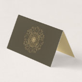 Leven -  Ornamenten Mandala 2 Visitekaartjes (Achterkant)