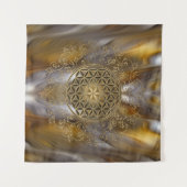 Leven -  Ornamenten Mandala 2 Wandkleed (Voorkant (horizontaal))