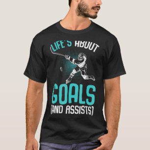 Leven over doelen Hockey Player Ice Hockey Youth T-shirt